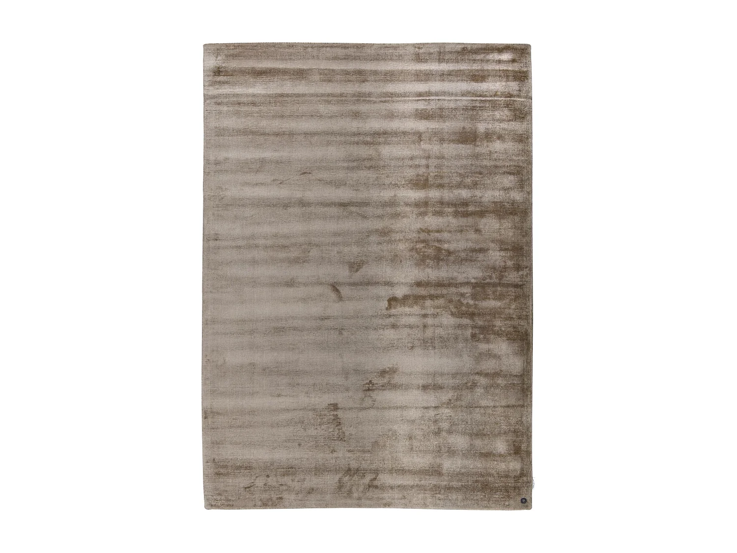 Tapis en viscose tissé à la main 65x135 cm beige Shine