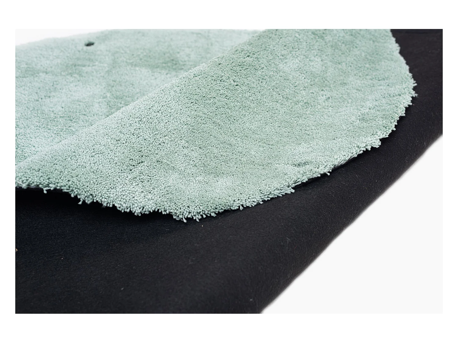 Tapis Shaggy tufté à la main 135x200 cm menthe Cozy