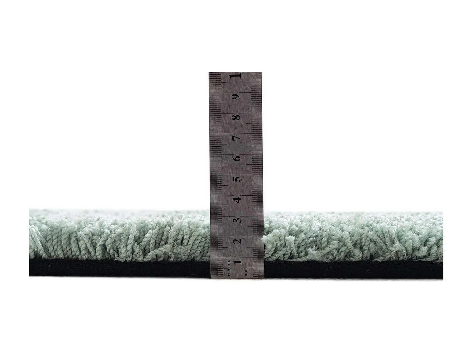 Tappeto shaggy tuftato a mano 135x200 cm menta Cozy