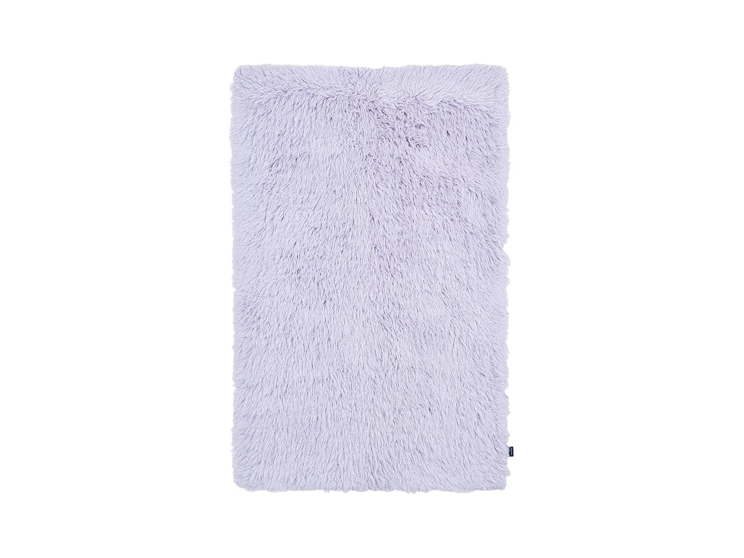 Handgewebter Naturwollshaggy 180x250 cm Lila Fluffy