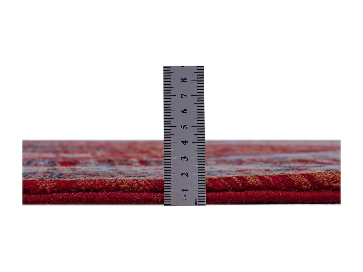 Gewebter Orienteppich aus Wolle 60x85 cm Rot Saharna