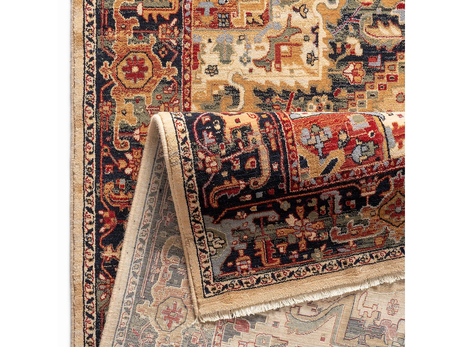 Tapis d'Orient tissé en laine  250x340 cm beige Saharna