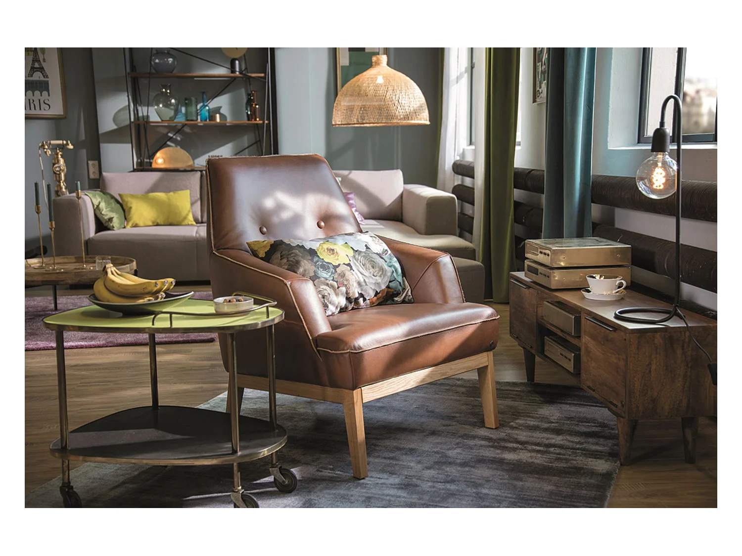 Tapis en viscose tissé à la main 50x80 cm bleu Shine