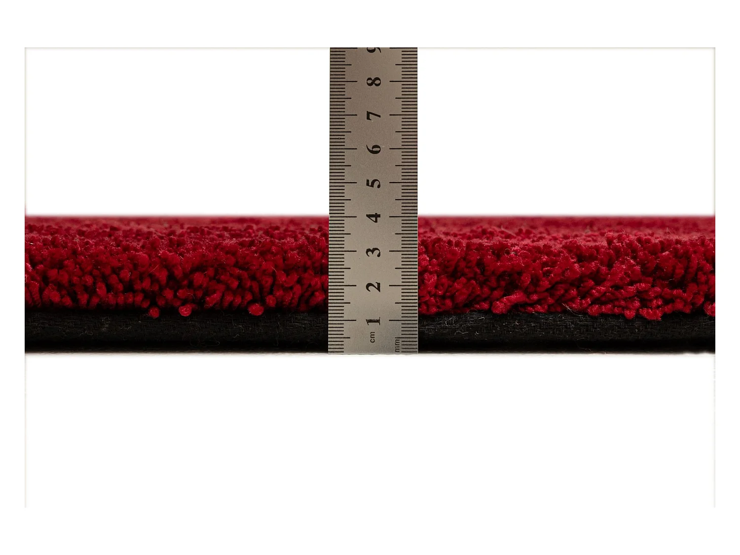 Handgetufteter Shaggyteppich 85x155 cm Rot Cozy