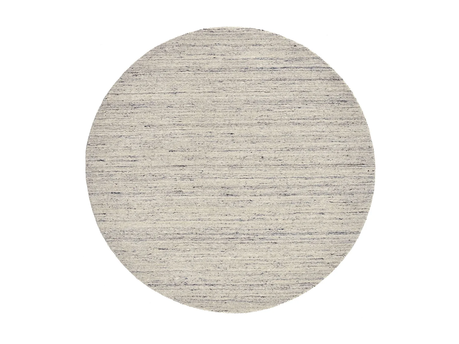 Tapis en laine UNI tissé à la main 100x100 cm natural gris Pure