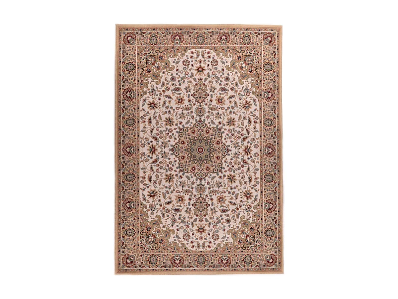 Gewebter Orientteppich mit Bordüre 240x340 cm Beige Dolna