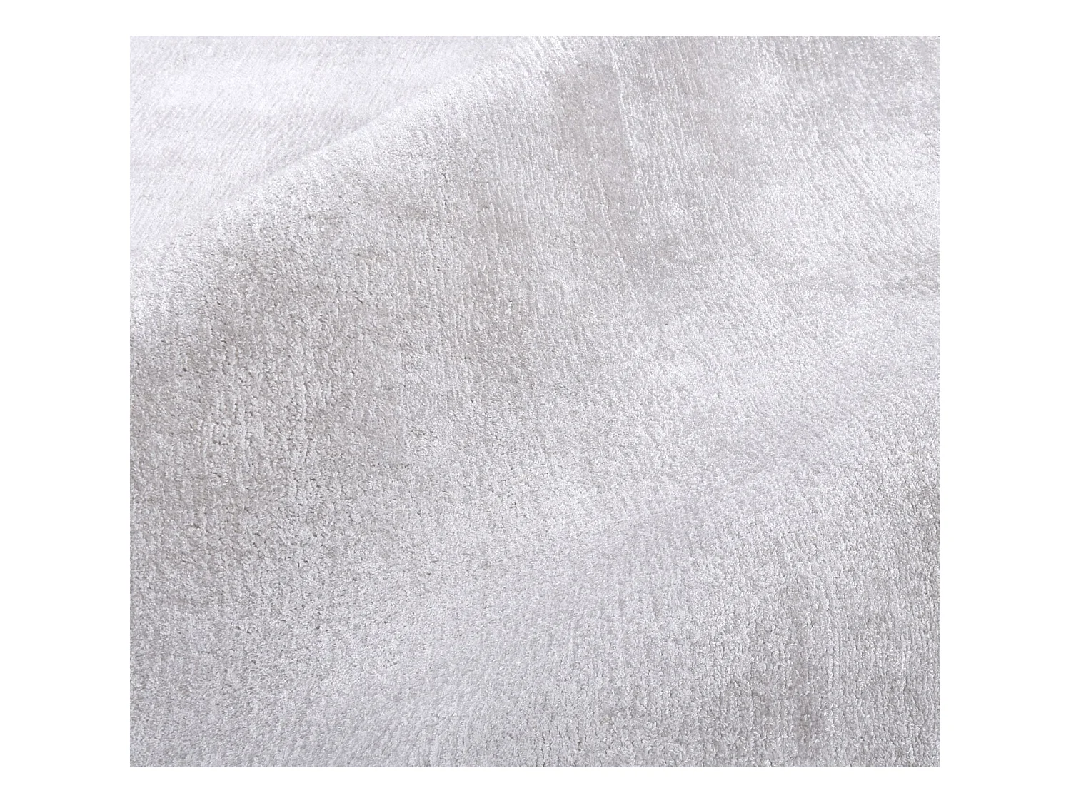 Tapis en viscose tissé à la main 190x290 cm argent Shine