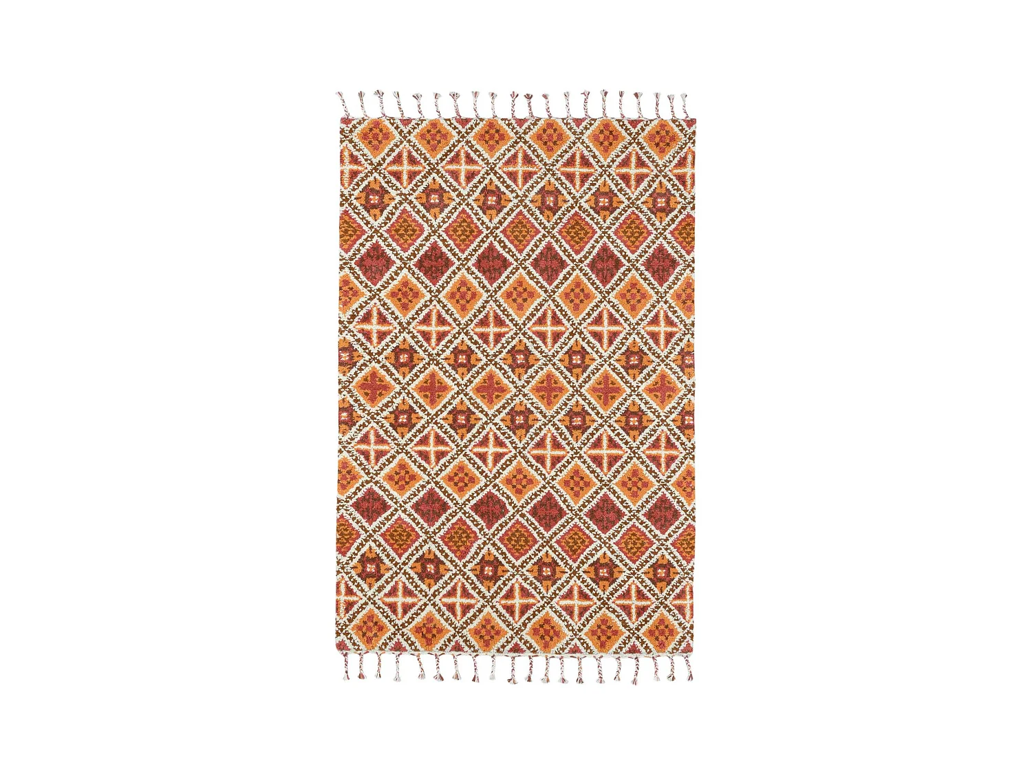 Handgeknoopt Berber tapijt Marmoucha  140x200 cm terracotta Marmoucha