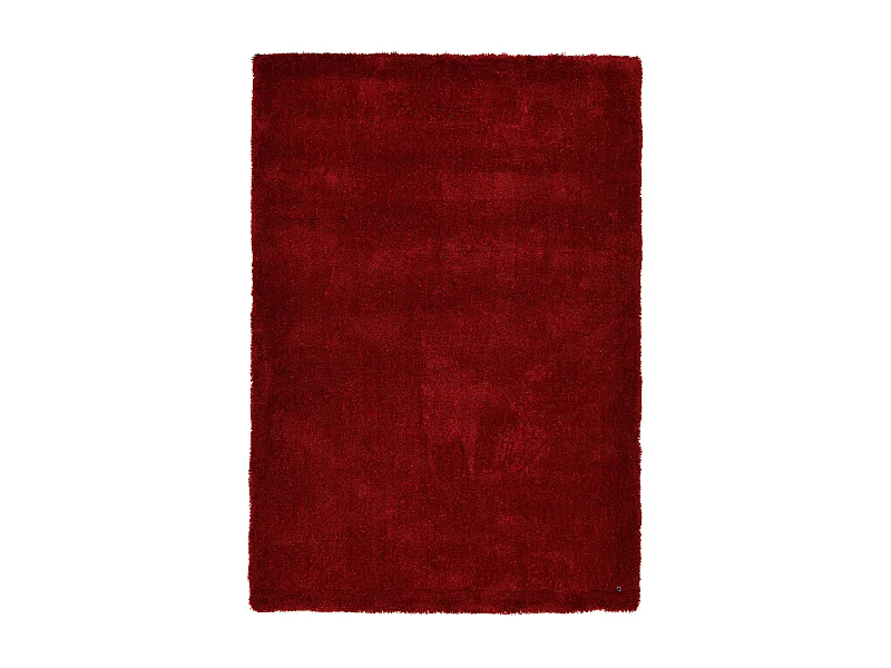 Handgetufteter Shaggyteppich 65x135 cm Rot Cozy