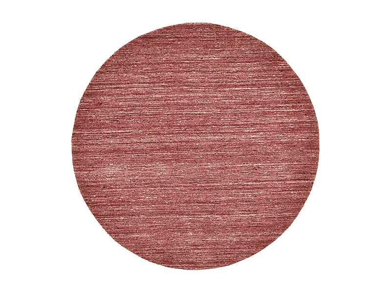 Tapete de lã UNI tecido à mão 100x100 cm vermelho Pure