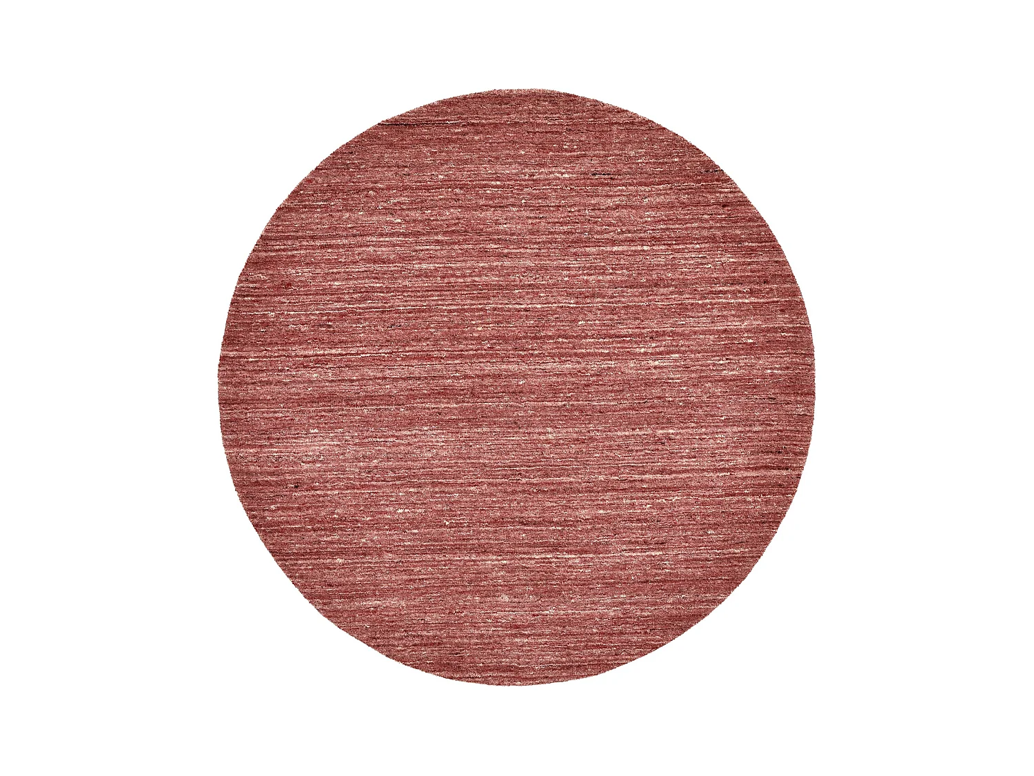 Handgeweven UNI wollen tapijt 100x100 cm rood Pure