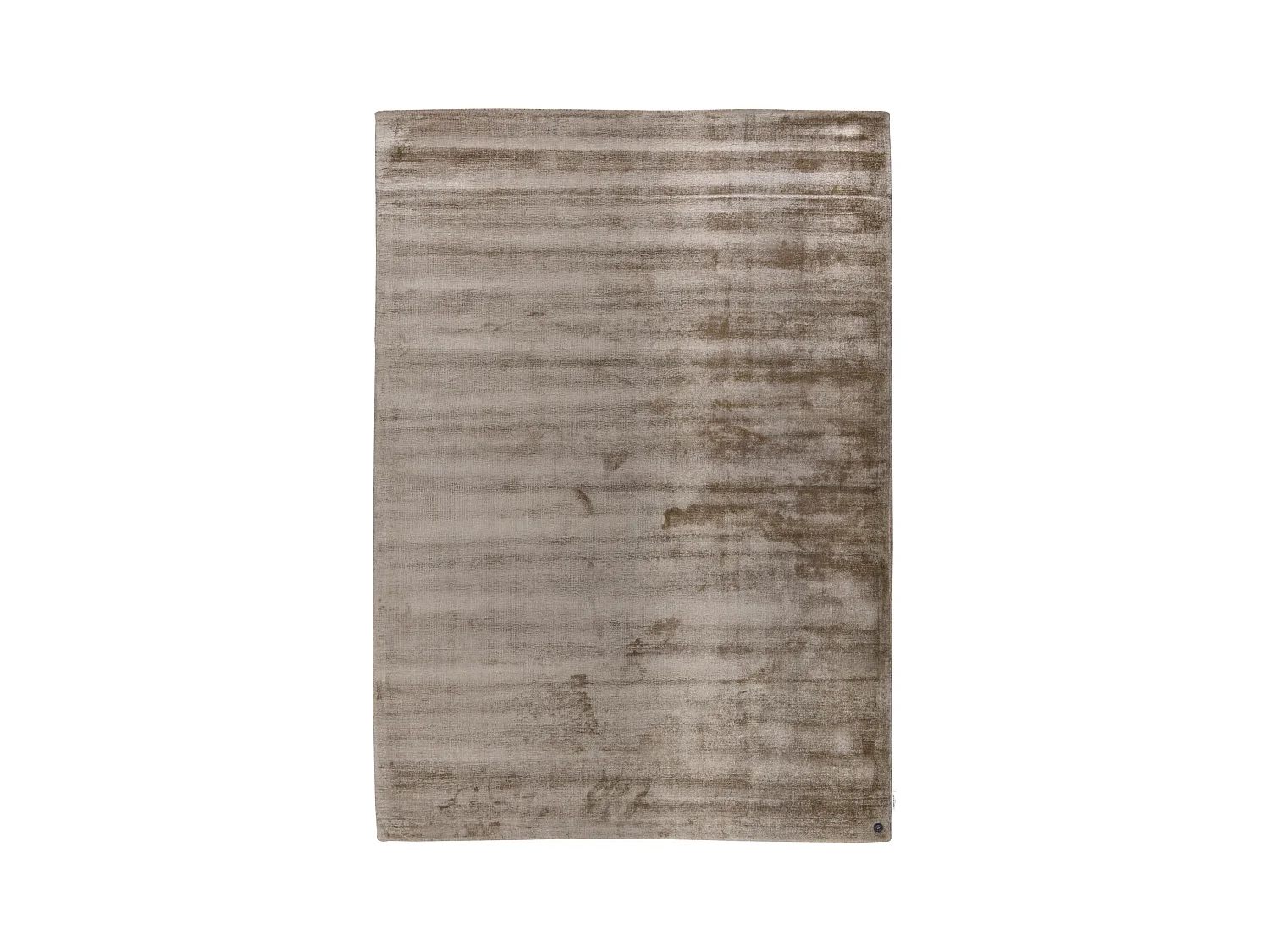 Handgewebter Viskoseteppich 85x155 cm Beige Shine