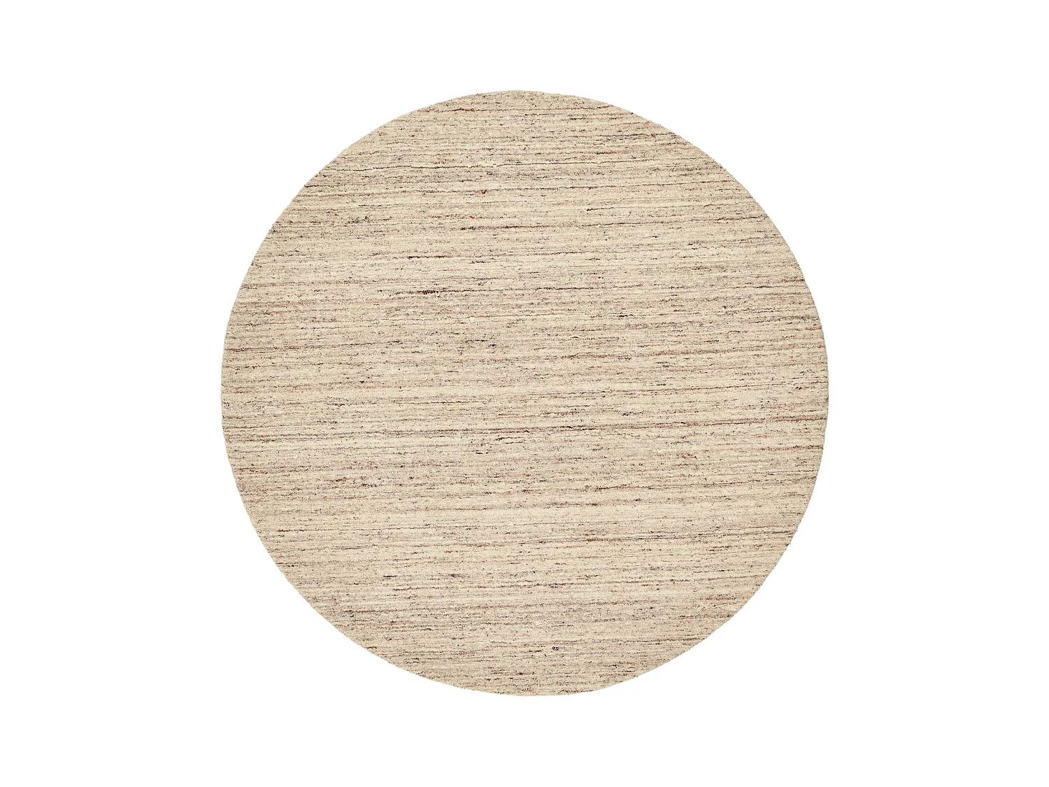 Tapis en laine UNI tissé à la main 150x150 cm natural beige Pure