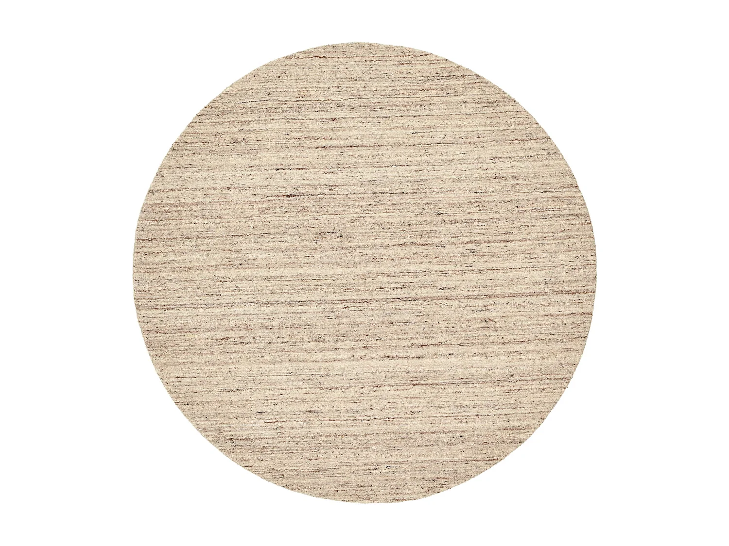 Tapis en laine UNI tissé à la main 150x150 cm natural beige Pure