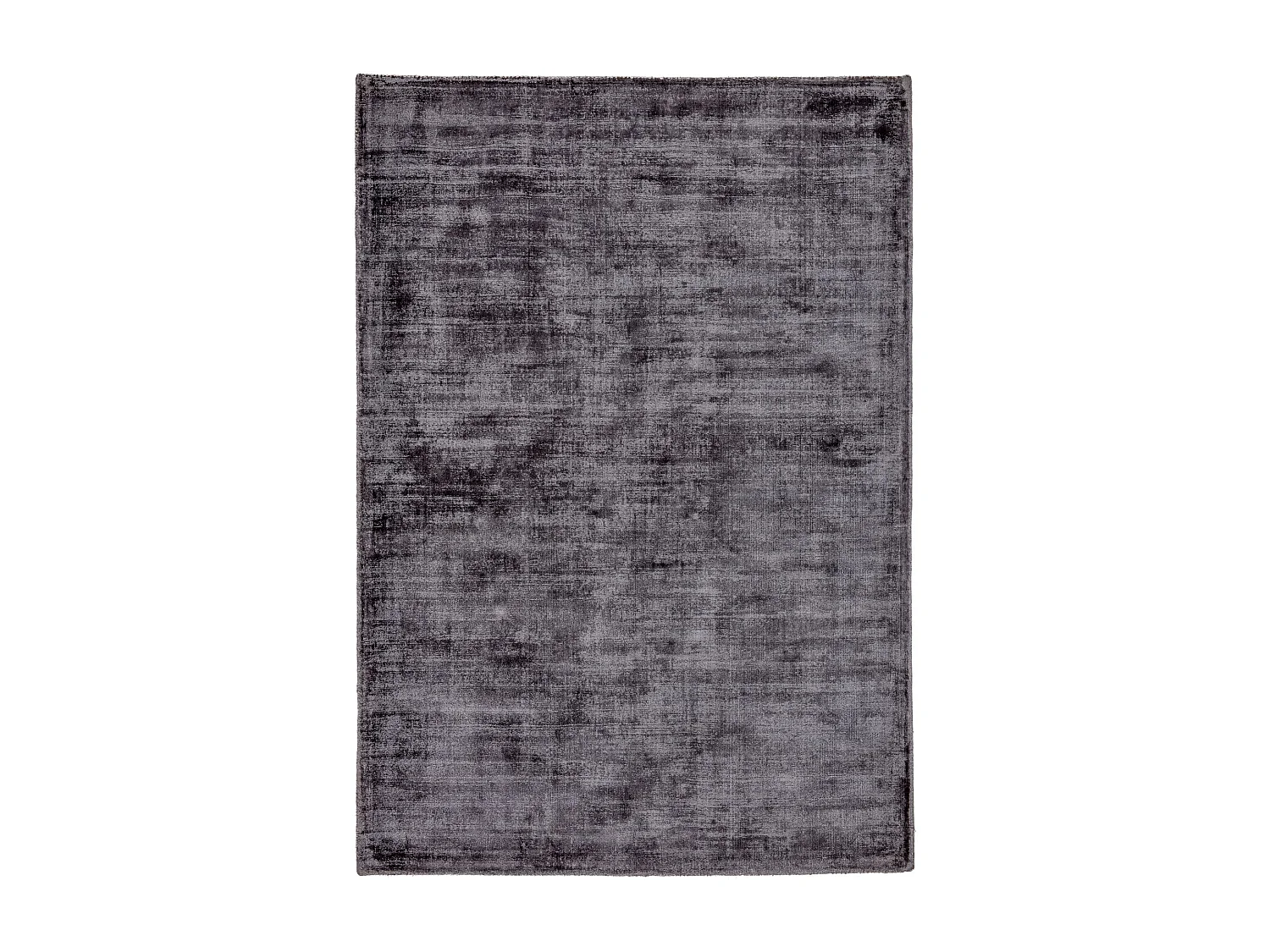Tapis tissé à la main en viscose40x60 cm anthracite Star