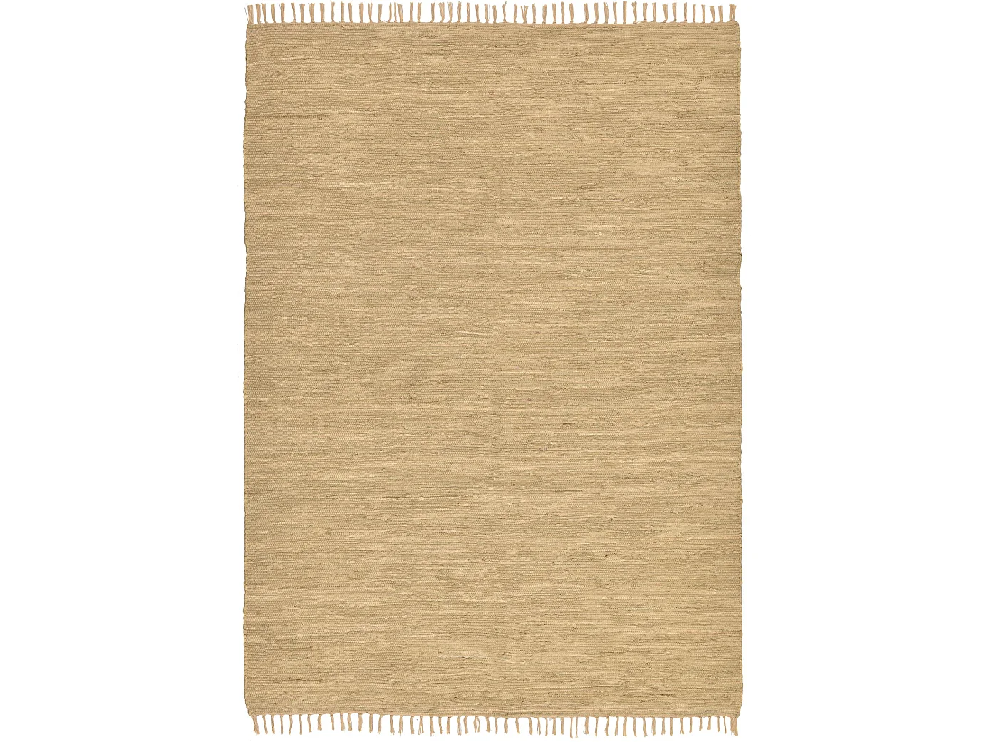 Tapis en coton tissé à la main et réversible 40x60 cm natural Happy Cotton