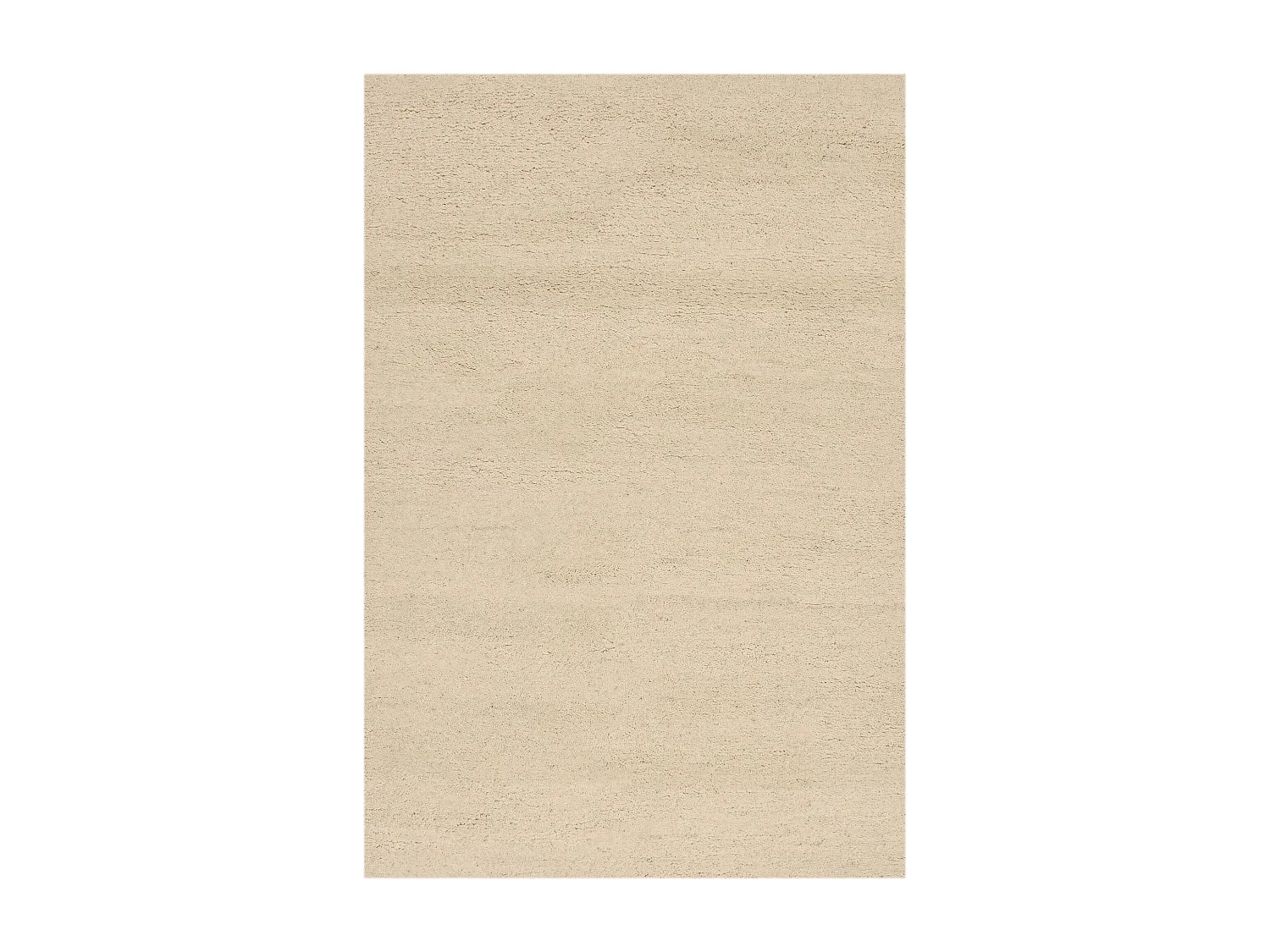 Tapis berbère noué à la main en laine  90x160 cm blanc Taza Royal