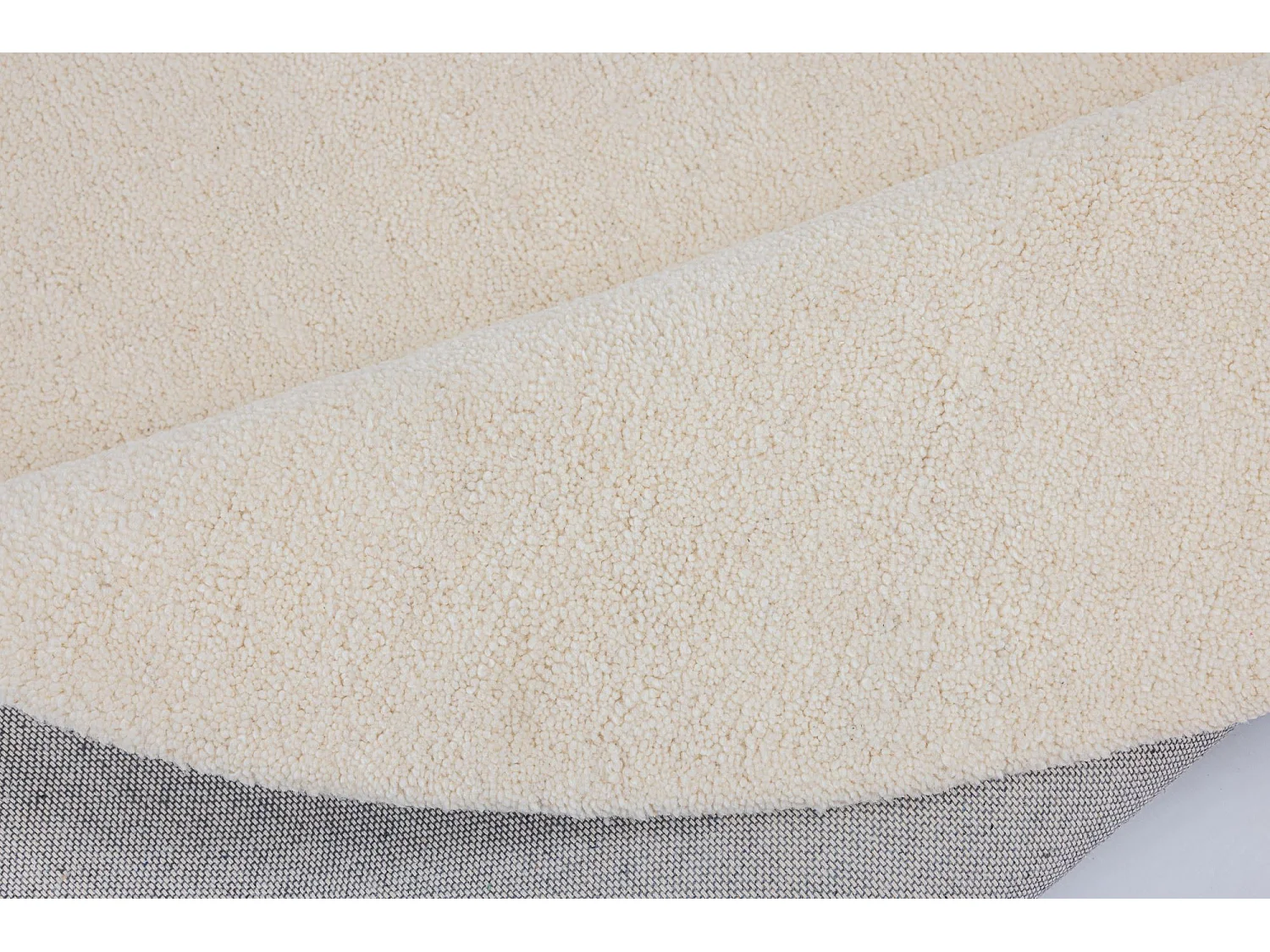 Tapis en laine tufté à la main, style berbère 240x240 cm natural blanc Royal Berber