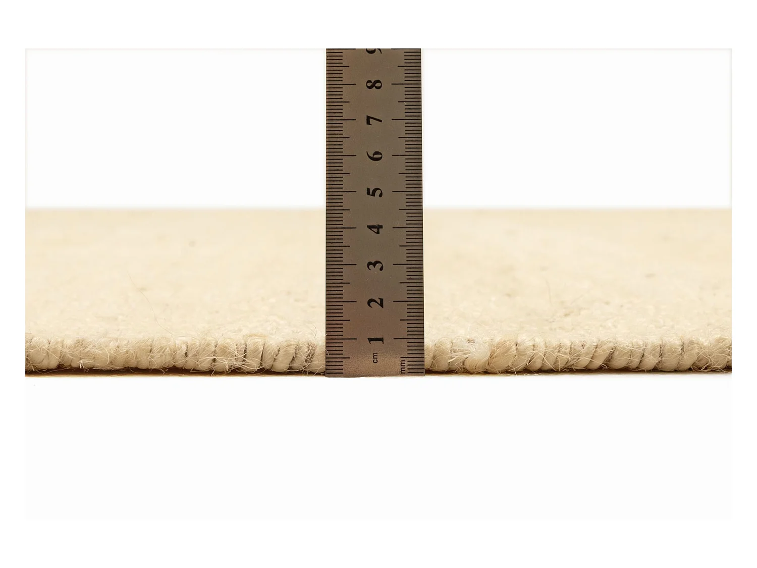 Handgearbeiteter Juteteppich 70x140 cm Cream Forest