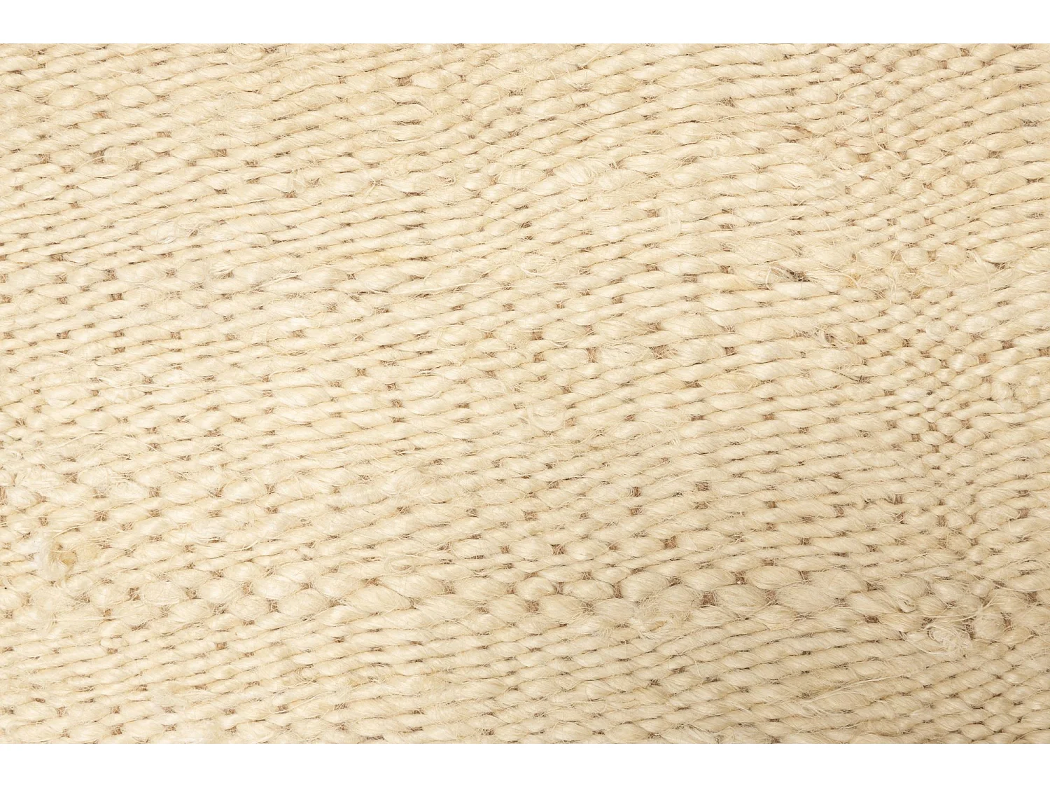 Tapis en jute fait main  70x140 cm crème Forest