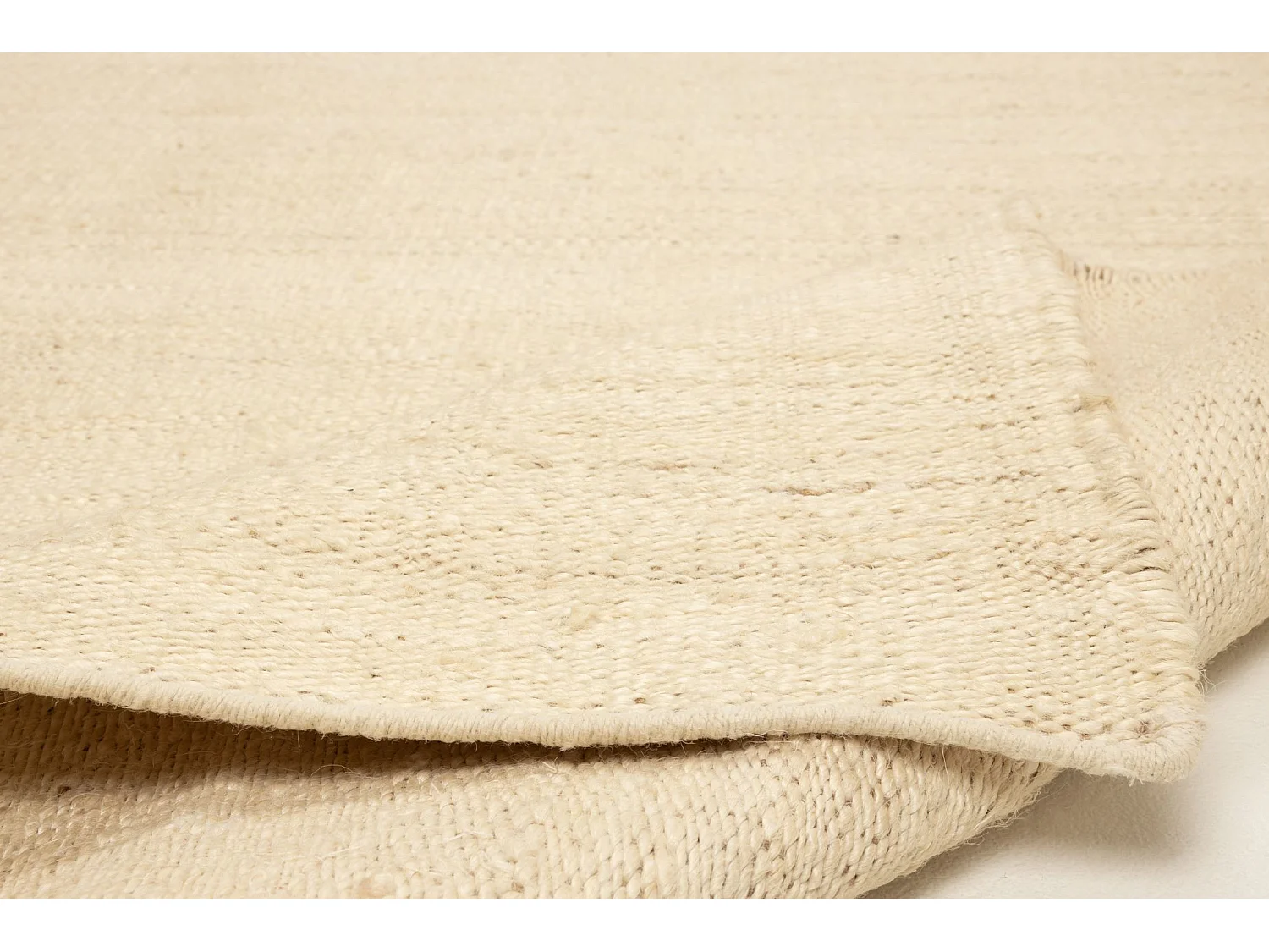 Tapis en jute fait main  70x140 cm crème Forest