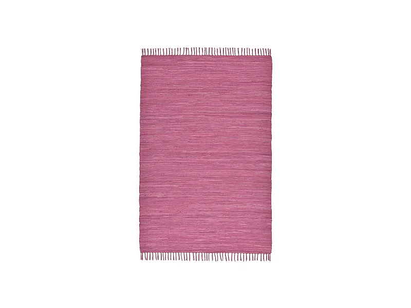 Baumwollteppich handgewebt und wendbar 160x230 cm Fuchisa Happy Cotton