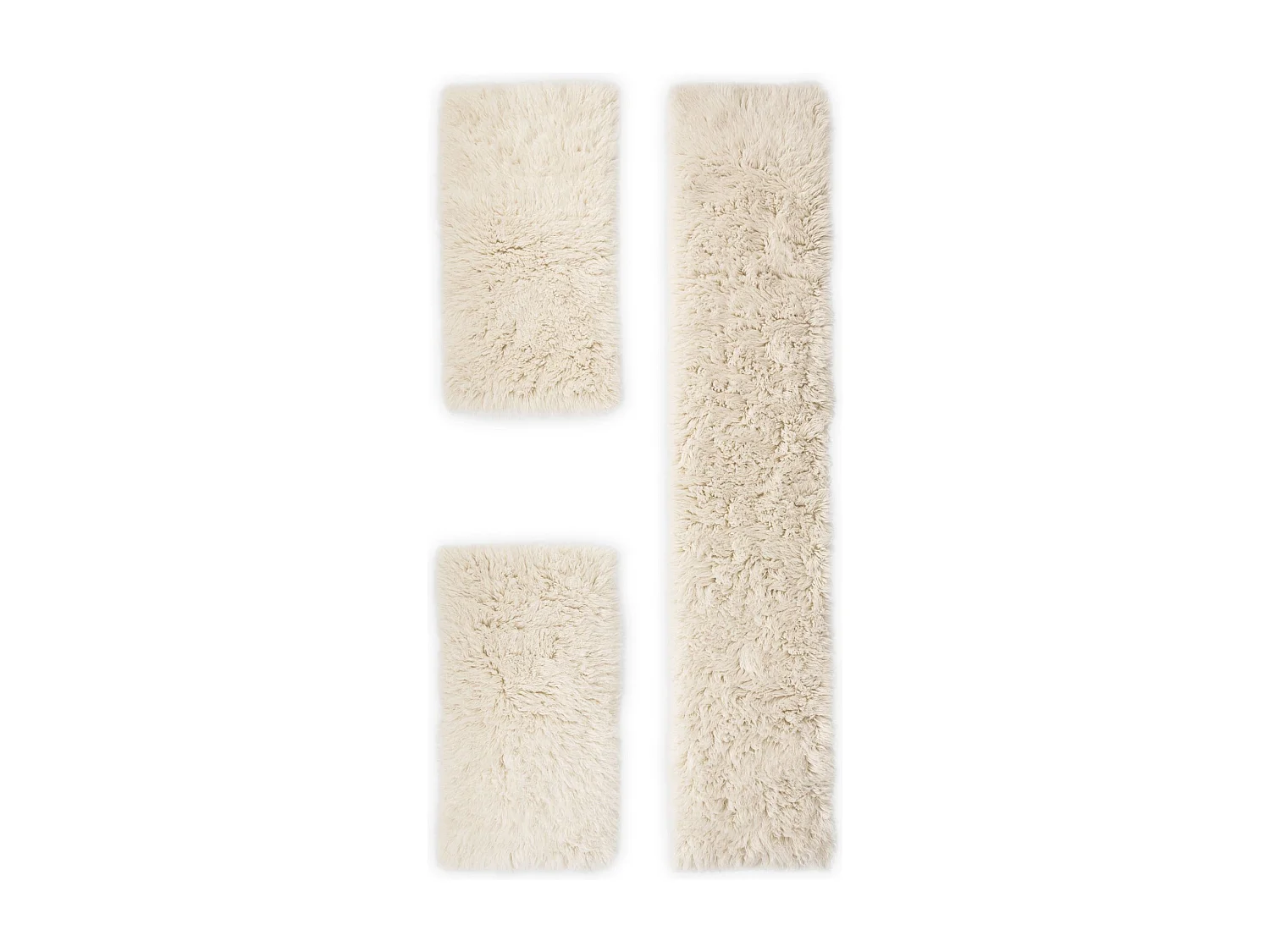 Tapis Flokati provenant de Grèce 70x620 cm natural Flokos 2450