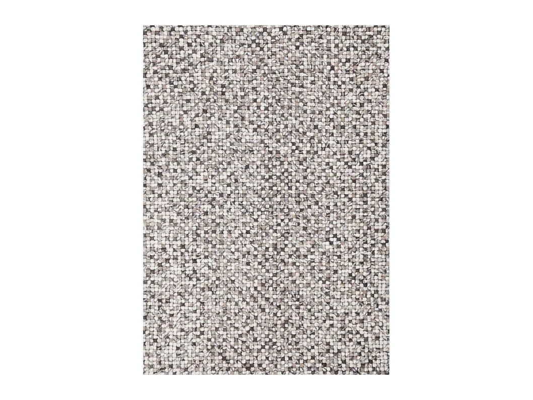 Tapis en boules de feutre fait main 70x140 cm natural multi Felty 2.2