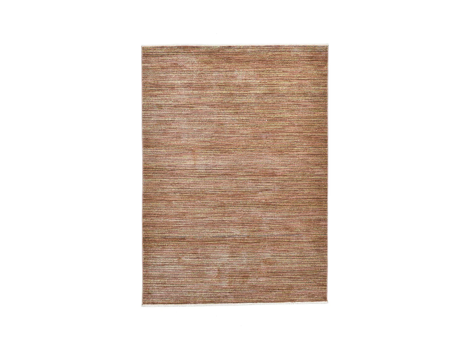 Tapis à tissage plat aspect court 160x230 cm rouille Corduletta