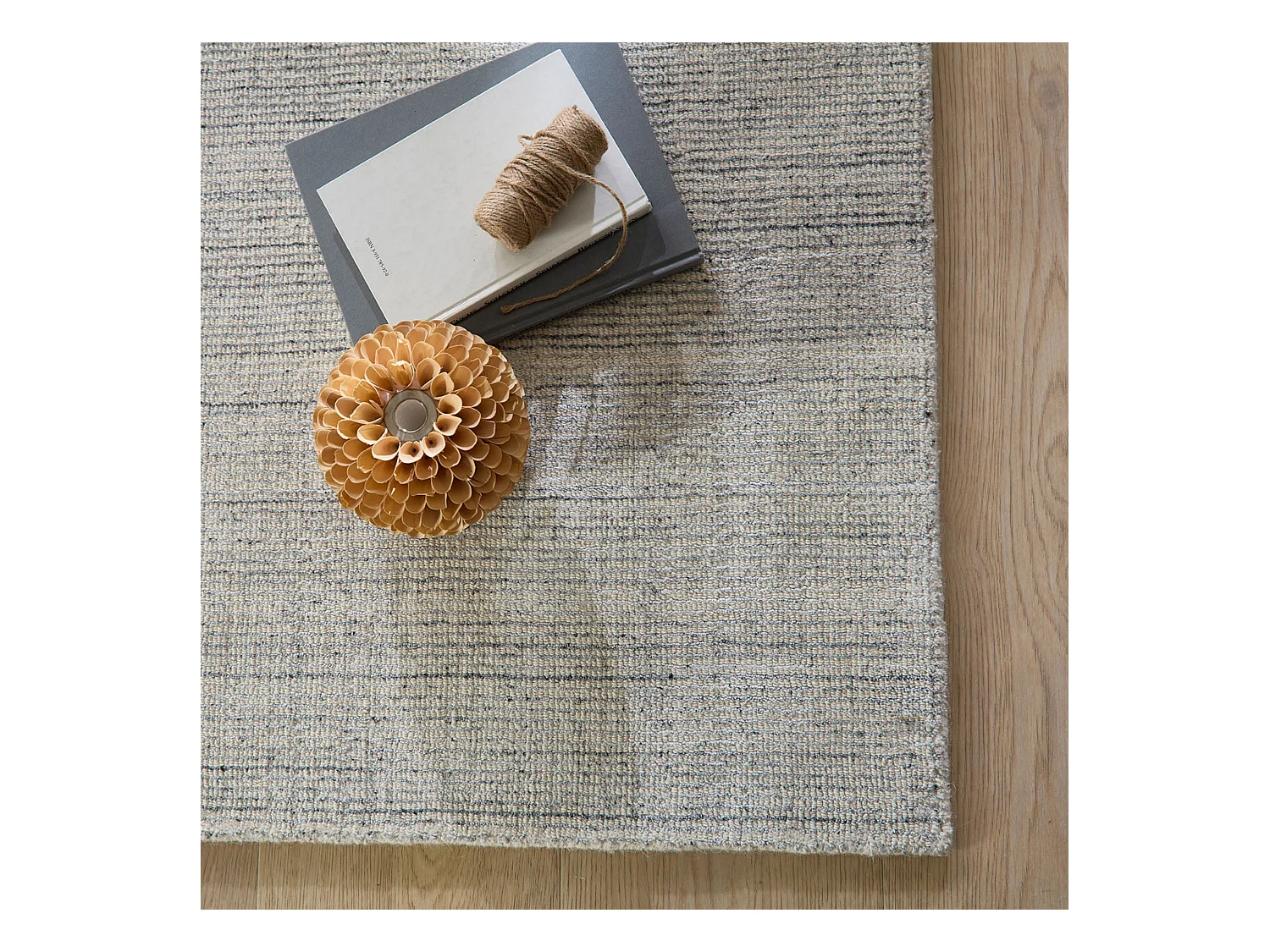 Hygge-tapijt van viscose en wol  190x290 cm zilver Boston