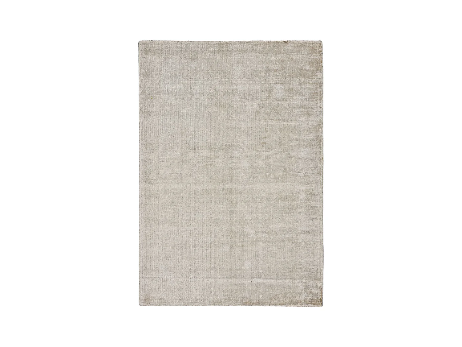 Handgewebter Teppich aus Viskose 70x140 cm Cream Star