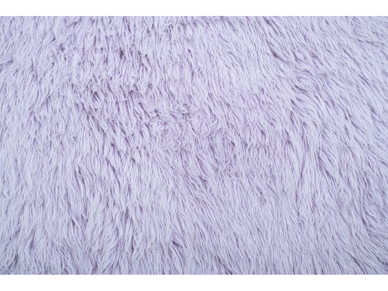 Tapis shaggy en laine naturelle tissé à la main  140x190 cm violette Fluffy