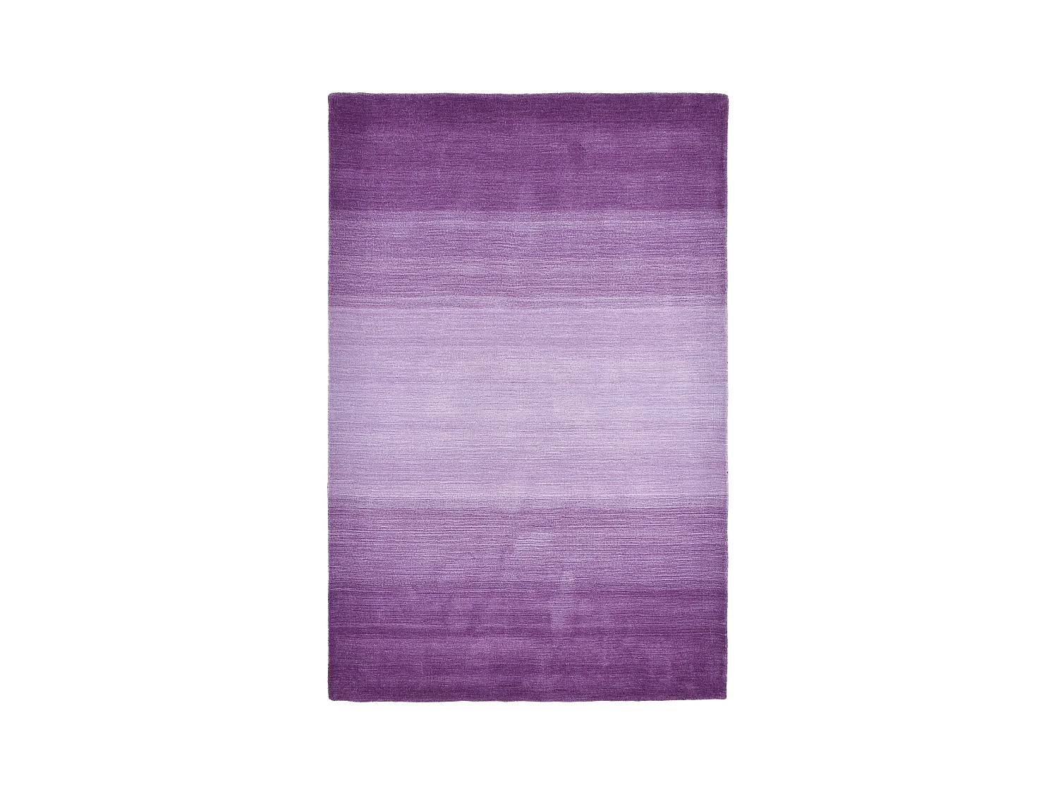 Teppich aus Wolle mit Farbverlauf 160x230 cm Lila Wool Comfort