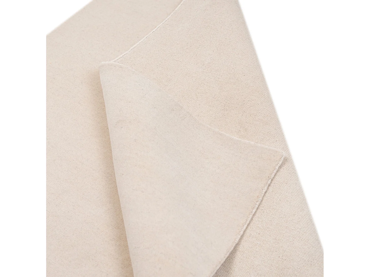 Tapis UNI tissé à la main  70x140 cm crème Holi