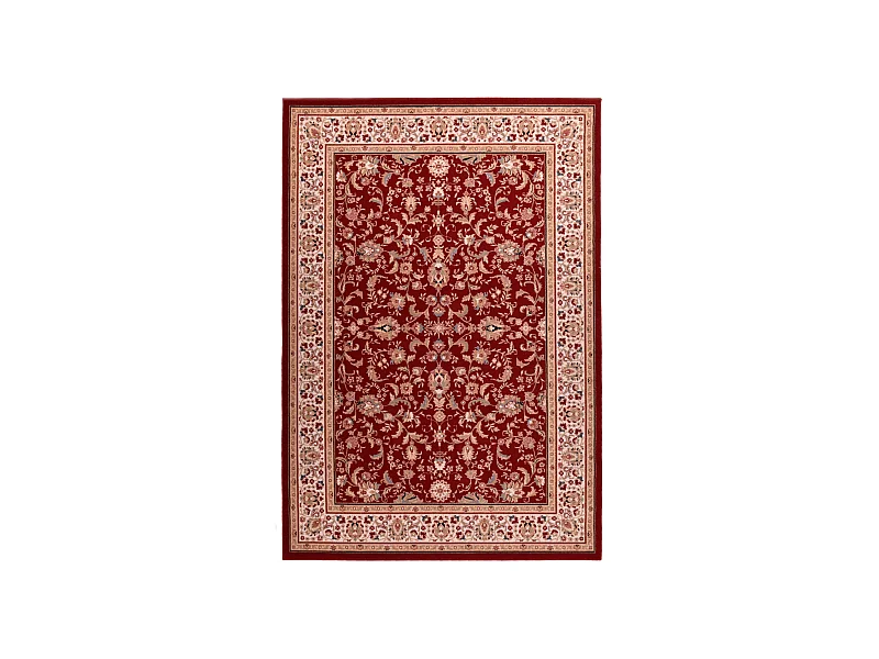 Gewebter Orientteppich mit Bordüre 80x150 cm Rot Dolna