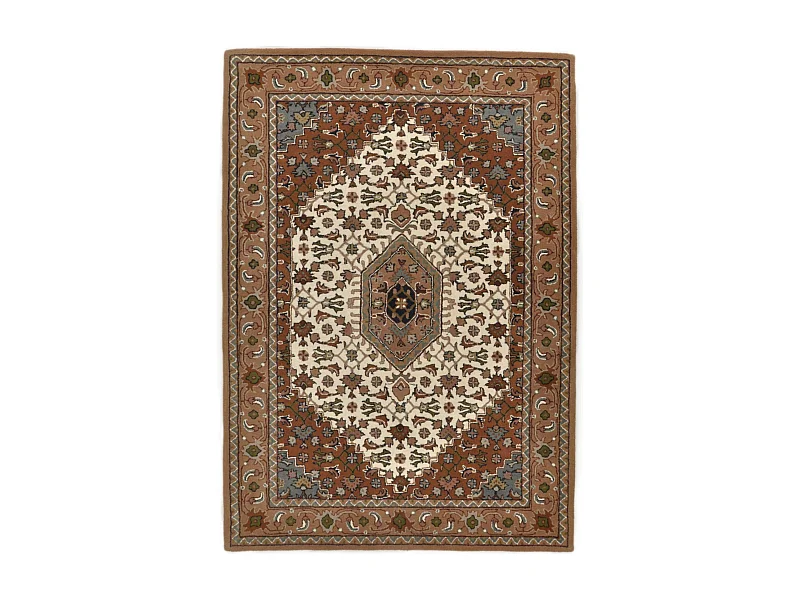 Alfombra oriental tejida a mano con lana  120x180 cm Beige Royal Orient