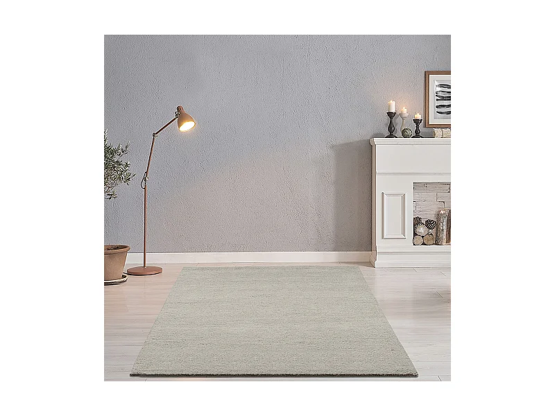 Handgeknüpfter Berberteppich aus Wolle 250x350 cm Sand Hadj