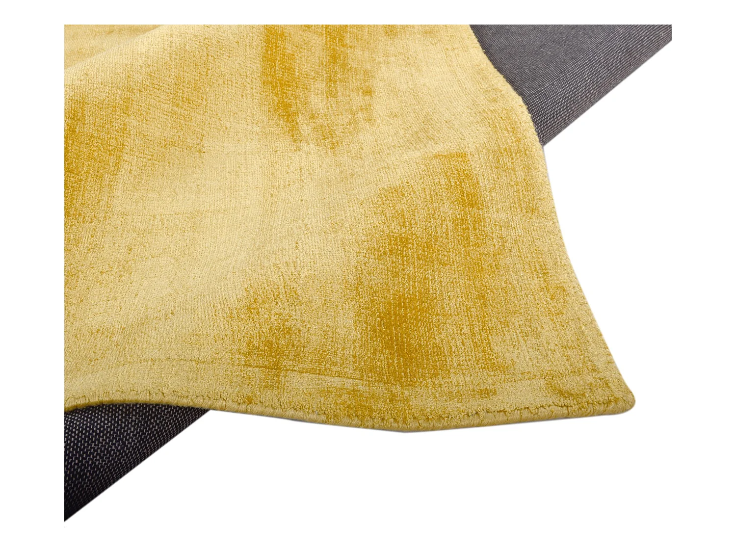 Tapis en viscose tissé à la main 50x80 cm or Shine