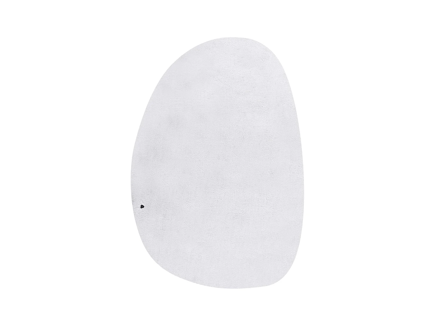 Tapis Shaggy tufté à la main 80x120 cm blanc Cozy