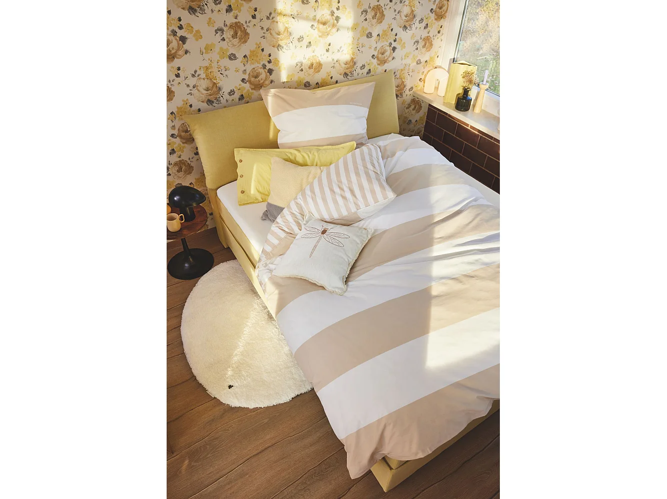 Tapis Shaggy tufté à la main 80x120 cm blanc Cozy