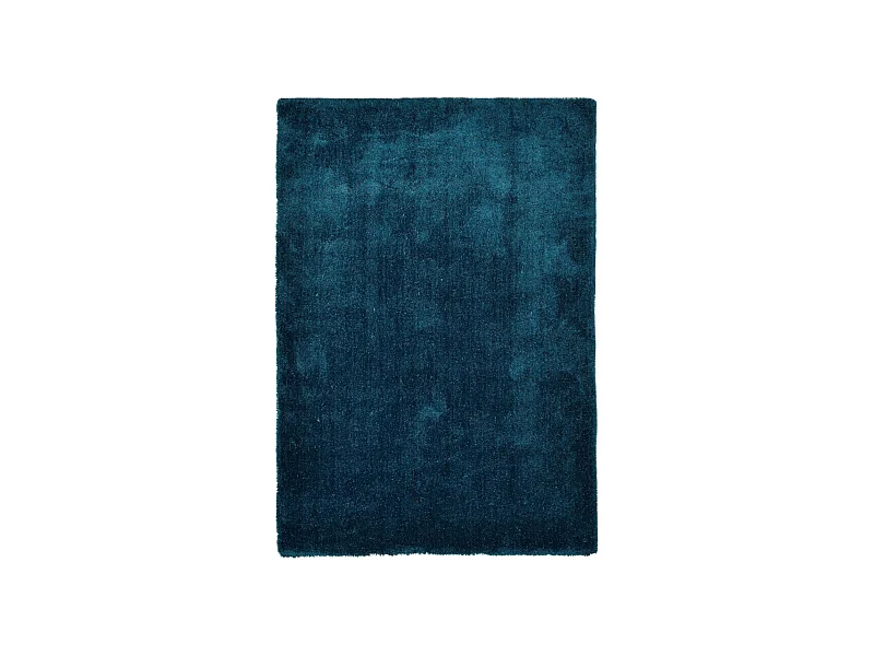 Handgetufteter Shaggyteppich 140x200 cm Petrol Cozy