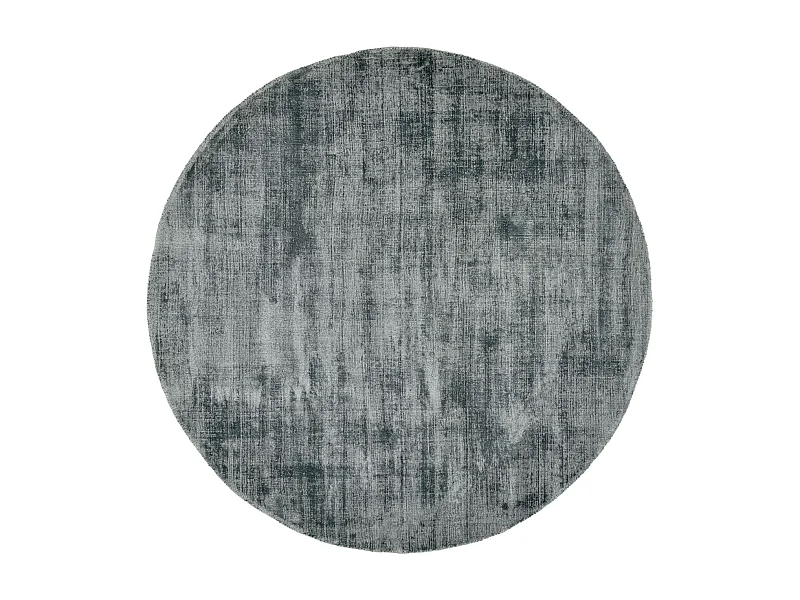 Tapis tissé à la main en viscose190x190 cm turquoise clair Star