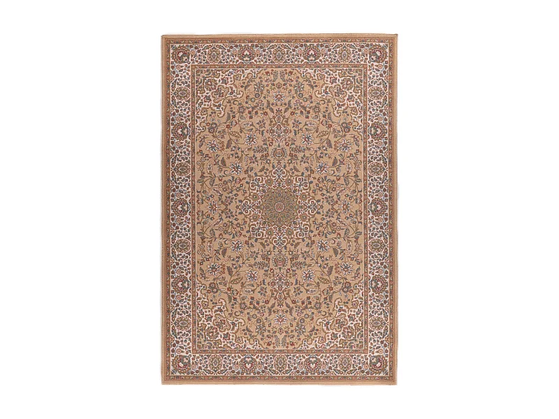 Gewebter Orientteppich mit Bordüre 200x300 cm Sand Dolna