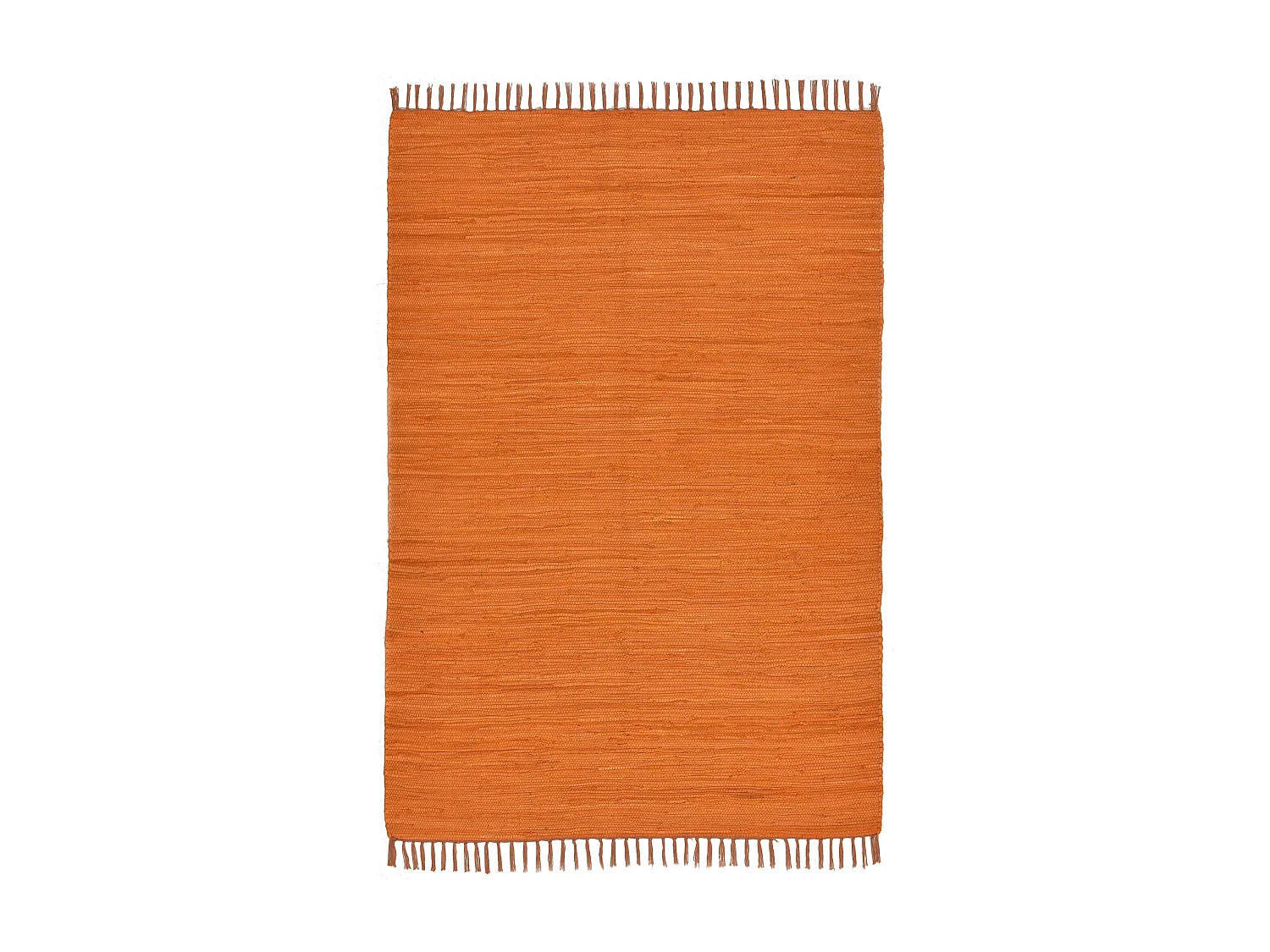 Tapis en coton tissé à la main et réversible 70x140 cm terra Happy Cotton