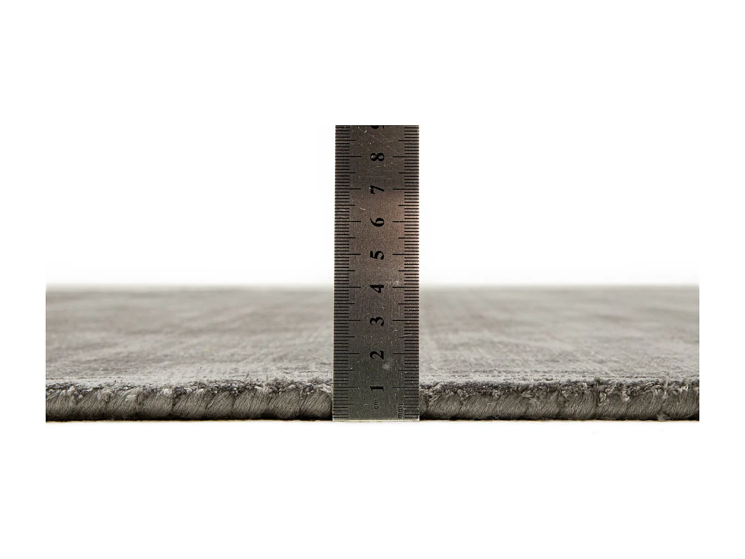 Tapis en viscose tissé à la main 140x200 cm gris Shine