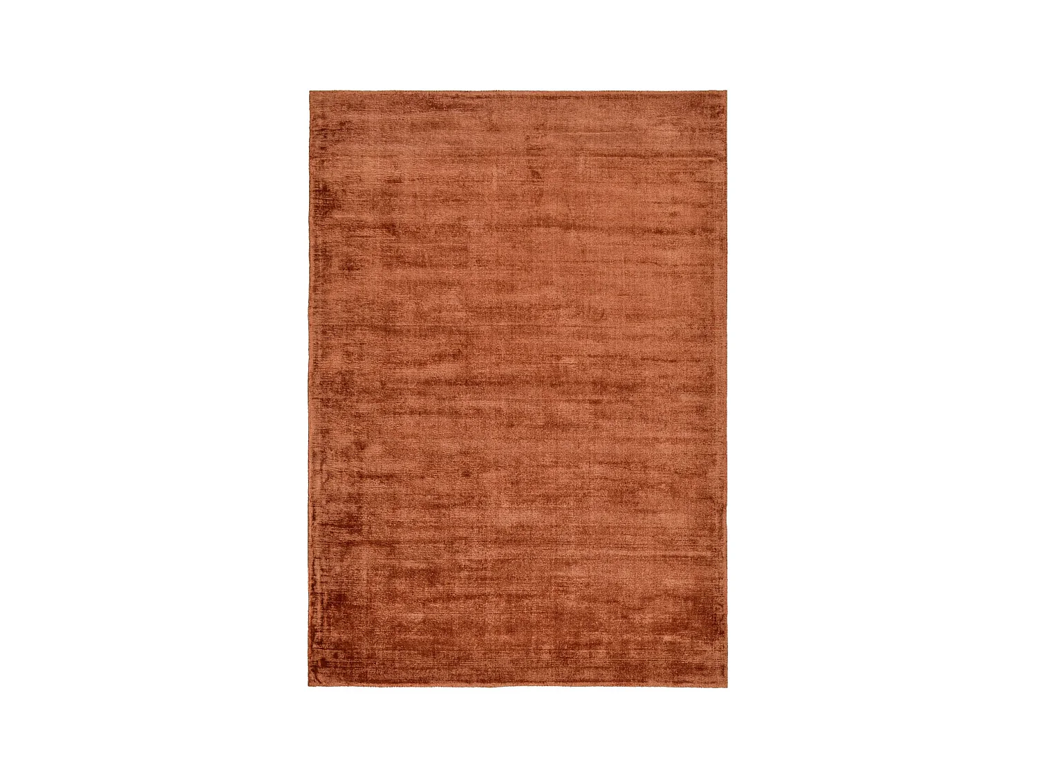 Tapis en viscose tissé à la main 85x155 cm cuivre Shine