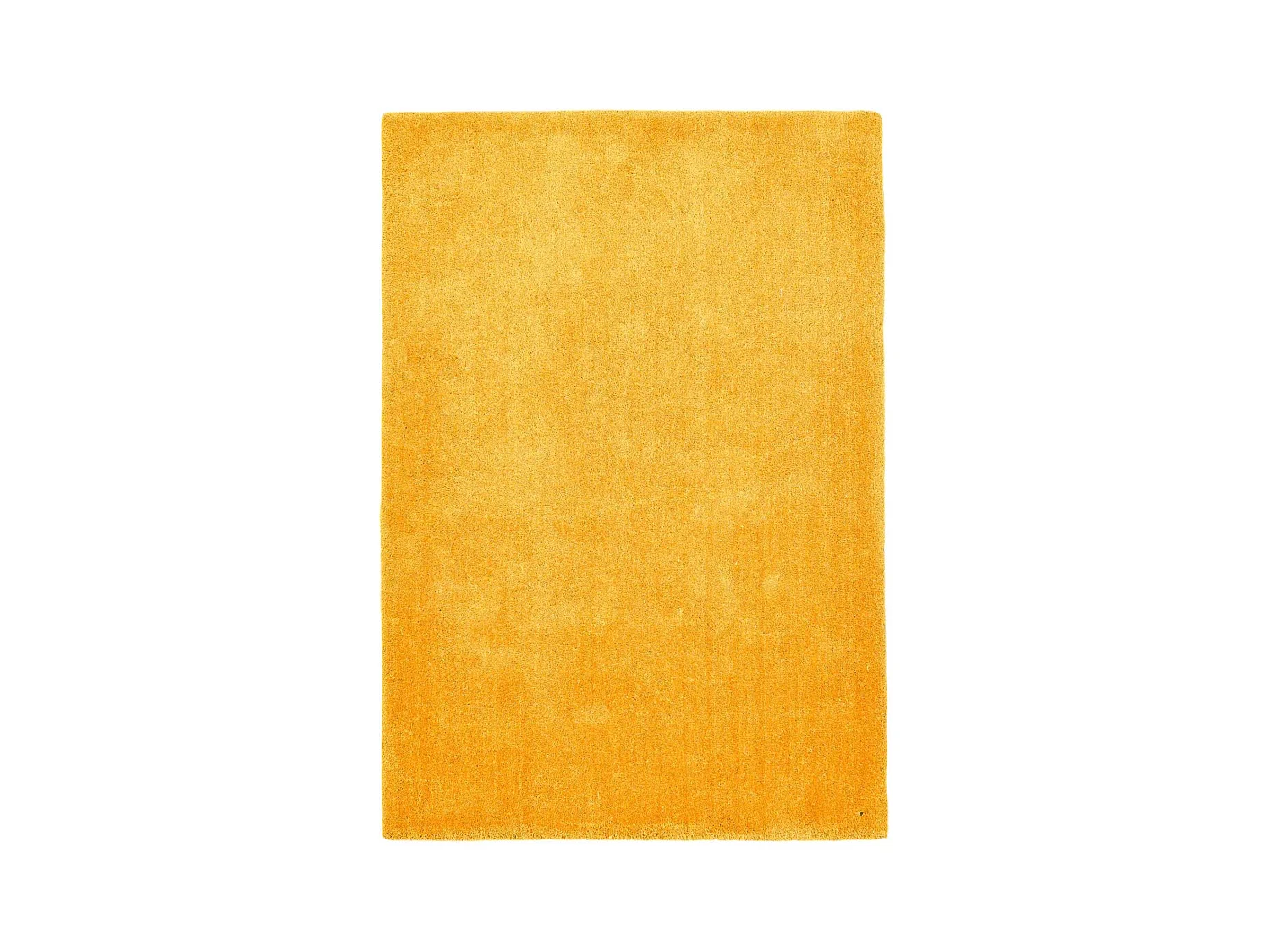 Handgetufteter Shaggyteppich 65x135 cm Gold Cozy