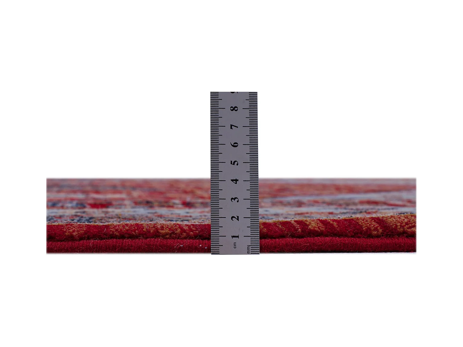 Gewebter Orienteppich aus Wolle 200x290 cm Rot Saharna