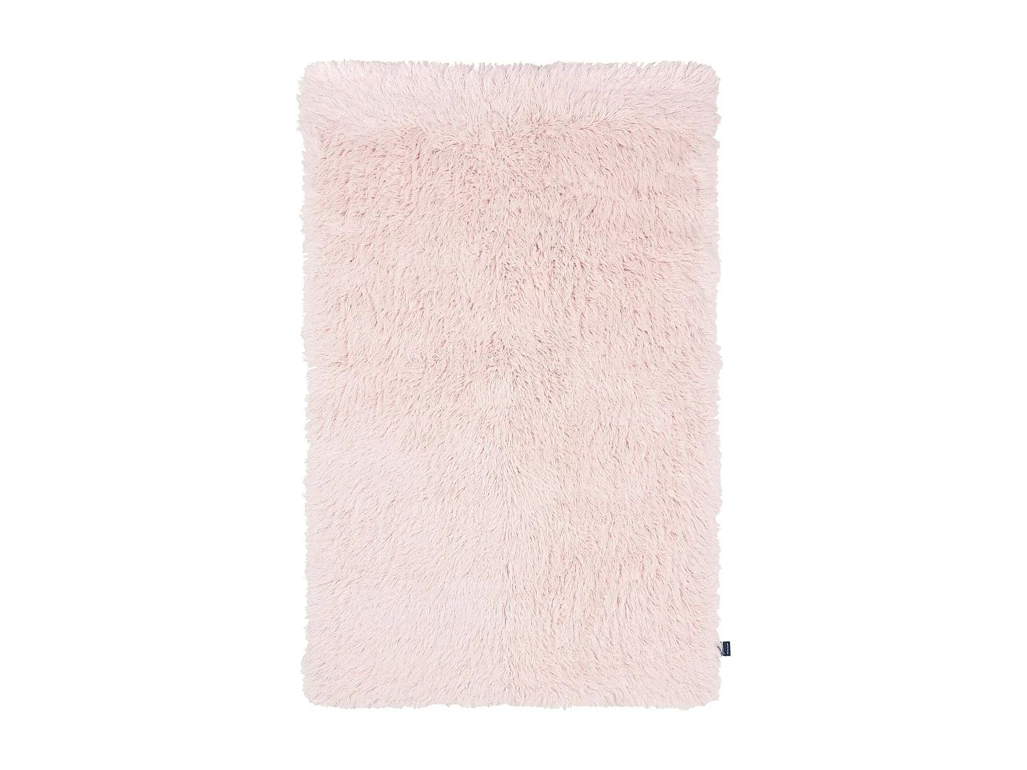 Tapis shaggy en laine naturelle tissé à la main  180x250 cm rose Fluffy