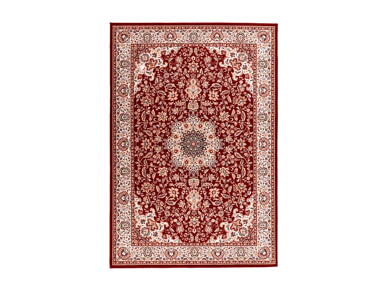 Tapete oriental tecido com borda 240x340 cm vermelho Dolna